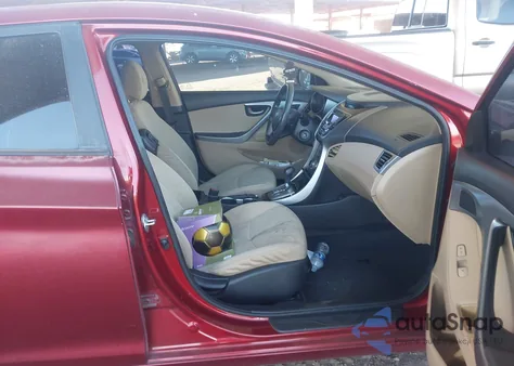 2013 Hyundai Elantra Gls из США, поврежденный, VIN 5NPDH4AE8DH365255